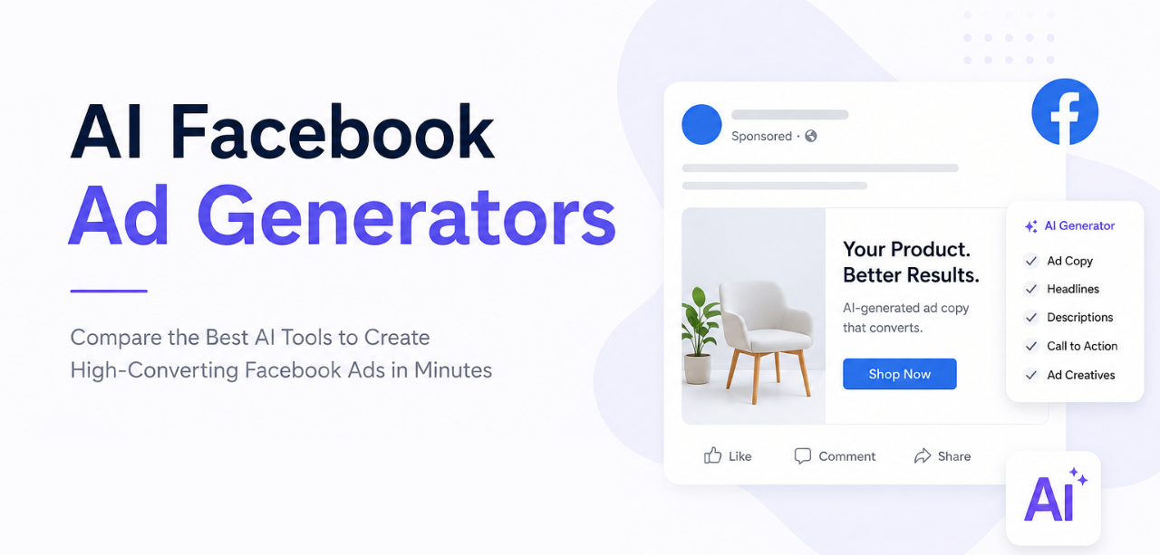 AI Facebook Ad Generator: Best AI ad maker