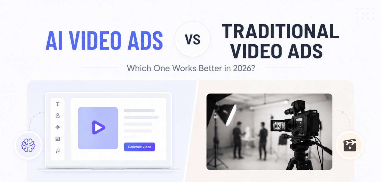AI Video Ads vs Traditional Video Ads: Which Wins in 2026?
