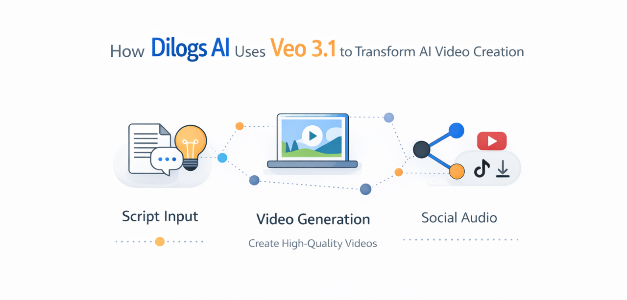 How Dilogs AI Uses Veo 3.1 to Transform AI Video Creation
